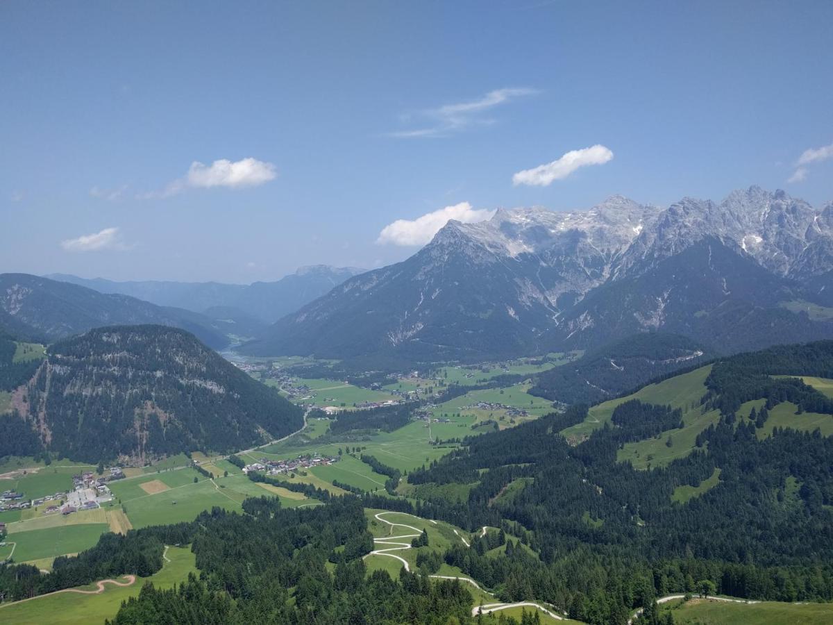 Ferienwohnung Bergzauber Sankt Jakob in Haus Exterior foto